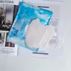 Mascarilla de Oído Elástica 3D de Hielo para Adultos, Ultra Delgada, Protección UV, Adelgazante, Transpirable y Amigable con la Piel