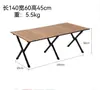 Mesa Plegable para Exteriores Aleación de Aluminio Acabado Madera Ajustable Picnic Barbacoa Portátil Puesto de Camping Mesa Rollo de Huevo