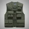 Chaleco de hombre multibolsillos, ligero, moderno, transpirable, nueva chaqueta chaleco para senderismo al aire libre para primavera y otoño, modelo de comercio electrónico transfronterizo
