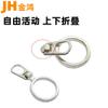 Vendas Diretas da Fábrica Puxador de Zíper de Metal Argola Puxador Etiqueta Bagagem Roupa Capa de Edredom Almofada Redondo Nylon Cursor Puxador