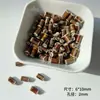 Cerámica Alta Temperatura Esmalte de Floración Retro Tubo Cilíndrico Cuentas DIY Hecho a Mano Collar Pulsera de Cuentas Materiales Accesorios de Joyería