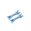 Conjunto de Presilhas de Cabelo Cruzadas em Cores Escandinavas, Pacote com 2, Presilha de Pressão de Liga Metálica com Pintura de Borracha, Presilha para Cabelo Quebrado, Presilha Pequena, Presilha Lateral Fofa