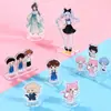Soporte Acrílico Personalizado Figura Bidimensional Adorno de Escritorio Estrella Dibujo Animado Merchandising de Anime Transparente Doble Cara Personalizado