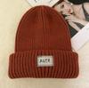 Gorro de punto holgado de circunferencia de cabeza grande para mujer, gorro de lana de invierno, cálido para otoño e invierno, adecuado para cara redonda, cara pequeña, gorro de pila de moda