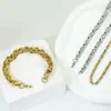Pulseras de Acero Inoxidable de Venta Caliente Transfronterizas Europeas y Americanas, Collares de Moda Callejera para Hombre de Amazon, Suministro Directo de Fábrica al por Mayor