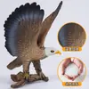 Juguete Sólido de Pájaro Artificial Modelo Animal Loro Búho Flamenco Set de Pájaros Regalo Cognitivo para Niños