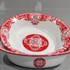 Balanza de Esmalte Puro Engrosada Doble Pared Profundización Lavabo de Boda Hotel Comedor Lavabo Clásico Retro Nostálgico Lavabo para Pies