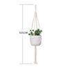 Bolsa de red para macetas de jardinería transfronteriza, bolsa de red tejida a mano para plantas verdes, cesta colgante, maceta colgante, bolsa de red de cuerda de cáñamo de algodón