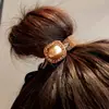Cuerda para el pelo de estilo Mori con pedrería y perlas, elegante, con bola, para coleta baja de mujer, alta elasticidad, simple y duradera, tendón de goma
