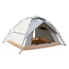 Tienda de campaña plegable para exteriores, portátil, para parques, equipo de acampada, para pasar la noche, resistente a la lluvia, engrosada, automática, para playa y interior.