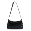Bolso de Hombro Único Estilo Francés para Debajo del Brazo Mujer 2026 Nuevo Retro Moda Nuevo Trendy Bolso Cruzado de Gama Alta Bolso de Motocicleta