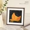 Estilo nórdico marco de fotos pequeño decoración mesa pintura al óleo palo marco exterior montaje colgante de pared cuadrado marco de fotos pintura infantil decoración de escritorio