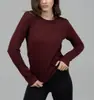 Comércio Exterior Transfronteiriço Menina Picante Slim Curto Manga Longa Camiseta Base Feminina Sexy Valoriza o Corpo Manga Longa Top Base Feminino