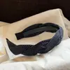 Diadema rústica vintage de algodón y lino retorcido, suave y duradera, discreta y versátil, adecuada para el uso diario, nuevo accesorio para el cabello
