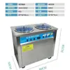 Máquina Automática Comercial para Freír Hielo para Puestos de Mercado Nocturno, Máquina para Freír Hielo de Frutas, Máquina para Freír Yogur, Máquina de Hielo Copo de Nieve