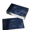 Cartões de visita personalizados, impressão profissional personalizada de PVC de alta qualidade, impressão de publicidade de empresa frente e verso, preço especial de papel revestido