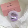Pelúcia Divertida e Engraçada Boca de Salsicha Círculo Outono e Inverno Fofo Coração de Menina Peludo Rabo de Cavalo Duplo Desenho Animado Touca para Crianças e Meninas
