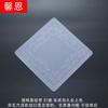 Posavasos Cuadrado Tapete Aislamiento Térmico Color Sólido Xiangyun Antideslizante Tapete de Comedor Impermeable Tapete Cilíndrico para Cenicero Tapete para Plato Estilo Chino Tapete para Taza de Té