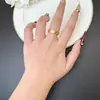Anillo Shajin de Vietnam Estilo Palacio Retro Anillo Abierto Amantes Diseño Simple Sentido de la Moda Primera Joyería Suministro