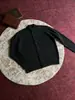 Suéter de Punto de Hilo Mixto Cuello Alto Estilo Old Money para Hombre, Cárdigan de Punto de Otoño, Chaqueta Suéter de Lana Ligeramente Holgada para el Trabajo