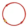 Pulsera de Cuerda Roja con Candado de Paz Xiangyun Ruyi para Hombres y Mujeres, Año del Zodiaco, Buena Suerte, Pulsera Trenzada, Regalo para Mejor Amigo del Año del Zodiaco