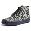 Zapatos de Liberación de Invierno para Hombre Botas de Algodón de Terciopelo Suela de Goma Antideslizante Sitio de Construcción al Aire Libre Trabajadores Entrenamiento de Campo Zapatos de Camuflaje Venta al por Mayor