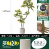 Habitat de folha de glicínia planta verde artificial alto padrão luxo leve interior sala de estar chão árvore falsa biônica planta em vaso