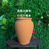 Maceta de terracota maceta de terracota maceta de arcilla antigua diámetro grande bonsái planta verde suculenta echeveria tocón viejo sala de estar transpirable
