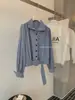 Y.JIA 2026 Colección Otoño Camisa de Manga Larga a Rayas de Diseño de Alta Gama Estilo Coreano para Mujer con Cinturón y Solapa 1768