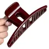Pinza de Tiburón Rojo de Angola Pinza Grande para el Pelo para Cabello Grueso, Accesorio para el Cabello Simple y Elegante, Pinza de Garra para la Parte Posterior de la Cabeza