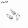 YuenZ DIY acessórios de joias vintage liga pingente de cabeça de Buda segurando a mão pingente 18 * 8MM T68