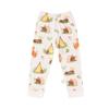 Nuevos Pantalones de Algodón Otoñales Clase Niños para Niños y Niñas, Pijama Base para Casa Primavera y Otoño, Pantalones de Cintura Plana Absorbentes de Sudor y Transpirables