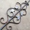 Acessórios para Poste de Ferro Forjado Escada Oca Padrão Flor de Escada Tubo Escada Sólida Flor de Escada Grade Oca Flor de Corrimão Poste Flor de Escada