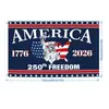 Bandera Americana Conmemorativa Transfronteriza del 250º Aniversario Venta al por Mayor Diseño de Atmósfera de Patio Decoración Patriótica Bandera para Jardín Exterior