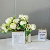 Flores Artificiais Peônia Exquisita Flor Artificial de Casamento Cenário Acabado Arranjo de Flores Decorativas para Chão Flores Artificiais Atacado Transfronteiriço