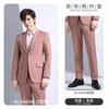 Traje gris para hombre traje boda reunión anual ropa de negocios anfitrión actuación moda temperamento traje traje mujer