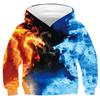 Ropa para hombre y mujer para niños de impresión digital 3D transfronteriza Europa y Estados Unidos ropa ropa casual moda sudadera de manga larga