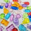 Contas decorativas para máquina de videogame de cores mistas, contas de acrílico para pirulito, contas de acrílico para jogos, contas de acrílico para brinquedos