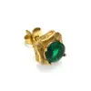 Pendientes Geométricos de Circonita de Acero de Titanio Elegantes Simples Retro Europeos y Americanos Pendientes de Moda Tendencia para Hombres y Mujeres