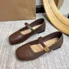 Sapato Mary Jane Retro Fashionável Mais Vendido Feminino Outono 2026 Novo Estilo Salto Baixo Solado Macio Versátil para Deslocamento Sapato Pequeno de Couro com Solado Macio