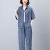 [Buke] Traje de mezclilla italiano informal de otoño 24 Hangzhou