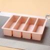 Molde de Gelo de Silicone para Freezer de Suplemento Alimentar de Tira Longa Molde Grande de Bola de Gelo Caixa Divisória de Manteiga Bandeja de Gelo para Gelo Cerveja Picolé