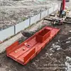 Fornecimento em estoque Calha para lavagem de carros em canteiro de obras Piscina para lavagem de carros tipo barco Calha para lavagem de carros móvel de aço sem necessidade de fundação