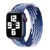 Produto Novo Transfronteiriço Adequado para Apple Watch Apple Iwatch10/9/8 Pulseira Arco-Íris Trançada de Círculo Único para Relógio