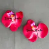 Cabeça de Flor de Orquídea Phalaenopsis Artificial, Textura de Película Impressa em 3D, Buquê Exquisito para Decoração de Casamento e Lembrança