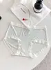 Nova calcinha estilo máscara triângulo sem costura para meninas, cintura média com renda, fina, respirável para o verão, forro de algodão puro antibacteriano, calcinha fofa