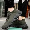 Zapatos Casuales de Nuevo Estilo con Parte Superior Tejida Fly Zapatos Casuales para Hombre para Primavera y Verano Zapatos Lazy Zapatos Deportivos de Suela Gruesa