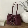 Bolsa Tote de Gran Capacidad para Mujer 2025 Otoño Nueva Tendencia Moda Textura Bolso de Hombro Casual Elegante Bolso de Mano