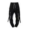 Pantalones Cargo Casuales de Hip-Hop Callejero Europeo y Americano para Hombre de Nueve Puntos, Marca de Moda, Pantalones Sueltos, Modernos
