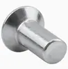 En Stock Acero Inoxidable 304 Remaches Sólidos Cónicos Gb869 2-8 Remaches Sólidos de Cabeza Plana Sujetadores de Presión
